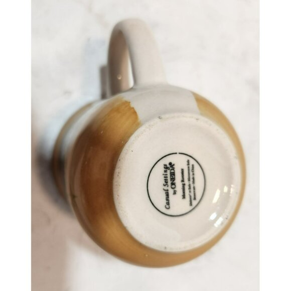 Oneida Casual Settings Morning Rooster Stoneware Coffee Cups Set of 4 - Picture 8 of 11